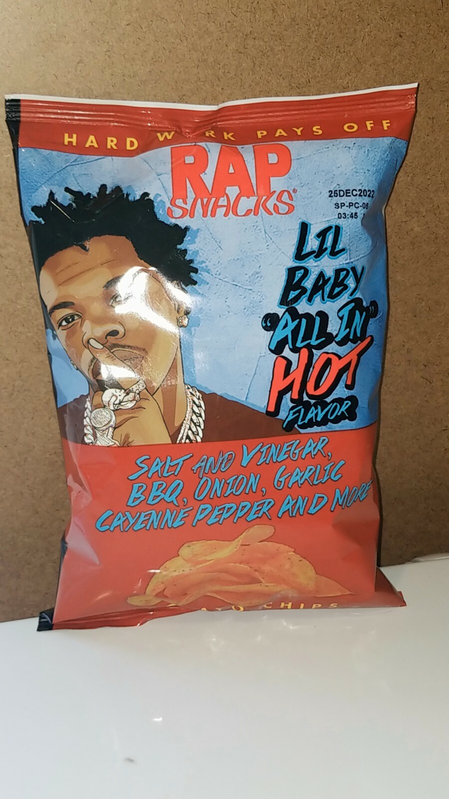 NEW Rap Snacks Lil Baby All In Hot FLavor 2.5oz bag eBay