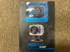 Rock D'Light HD Action Camera - HD 720P Video Camcorder - Model  RK-1002-BL