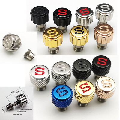 Stainless Steel Watch Crown For NH35/NH36/4R35/NE15 Movement