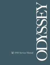 1998 Honda Odyssey Shop Service Repair Manual Book Engine Drivetrain Electrical