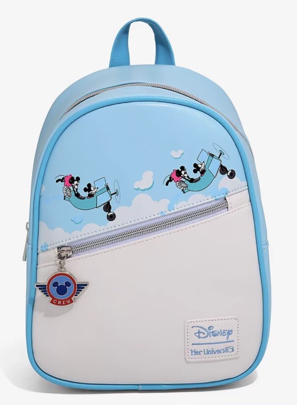 NWT- her universe mini book bag- Minnie And Mickey Flight