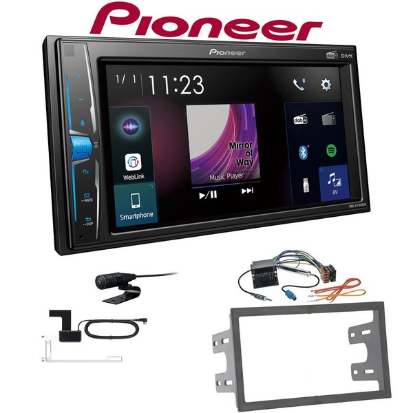 Pioneer Multimedia Autoradio Bluetooth Dab+ FüR Volkswagen VW Polo 9N Quadlock-image