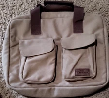 Canvas  Messenger  Bag Tote Travel Canvas Bella Russo Great For Laptops 