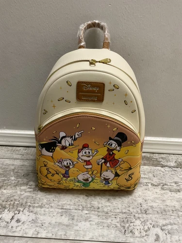 NWT Loungefly Donald Duck Tales Money Vault Mini Backpack