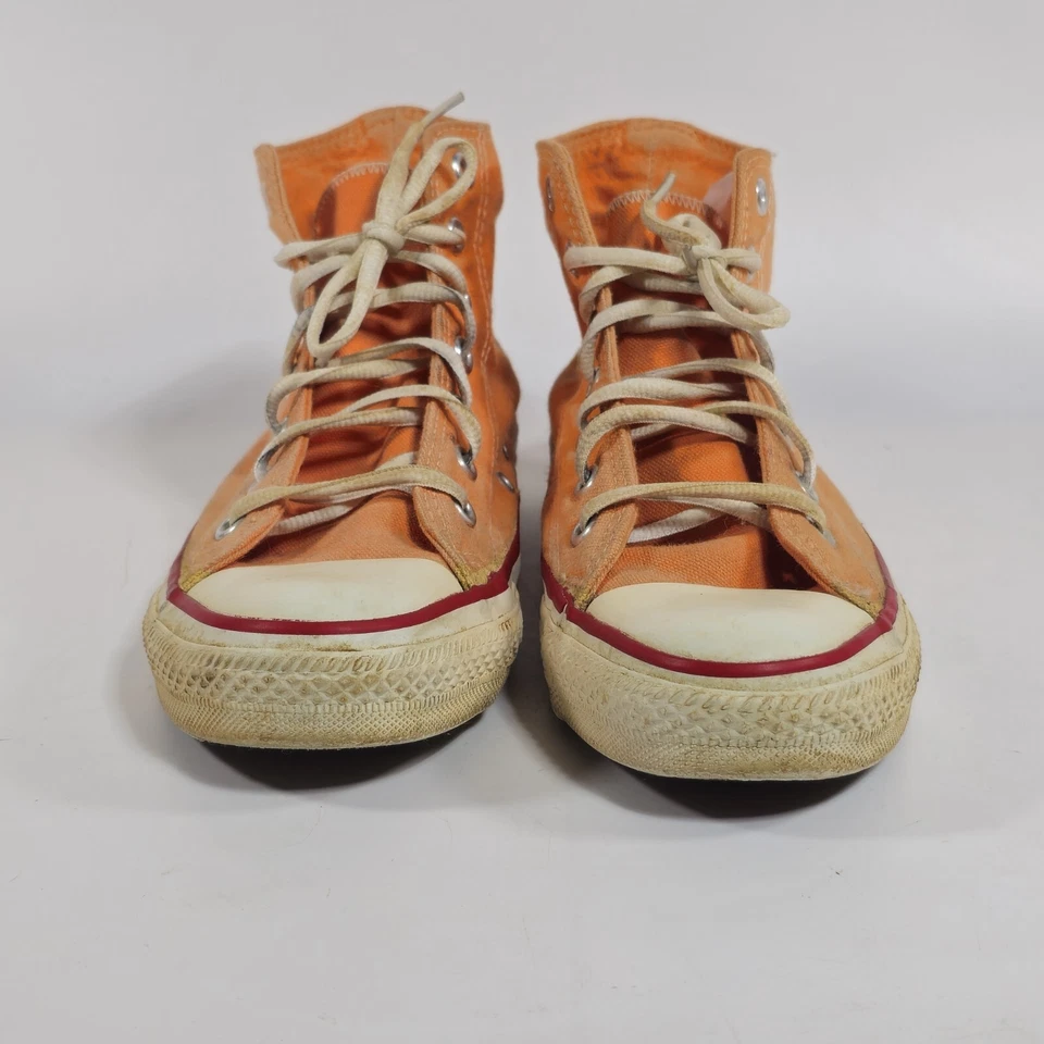 Vintage Chuck Taylor All Star Converse Orange Men's 5.5 Made In USA - Image 2 of 4