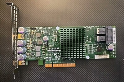 AOC-S3008L-L8E SUPERMICRO 12Gb/s 8 Port SAS Internal HBA Adapter w/Bracket
