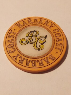 1980 BARBARY COAST CASINO LAS VEGAS, NEVADA ROULETTE CHIP GREAT FOR COLLECION!