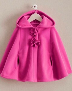 pink cape coat