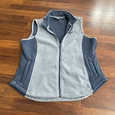 OUTBACK TRADING COMPANY WOMEN SIZE S BLue WIND BREAK FULL ZIP FLEECE VEST