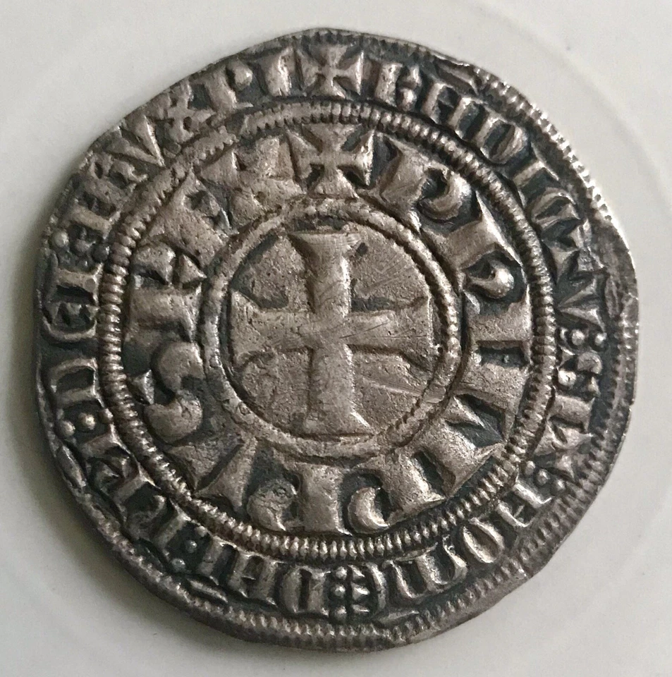 PHILIPPE IV LE BEL GROS ND ( 1290-1295) dit à « O » long TTB - Photo 2/2