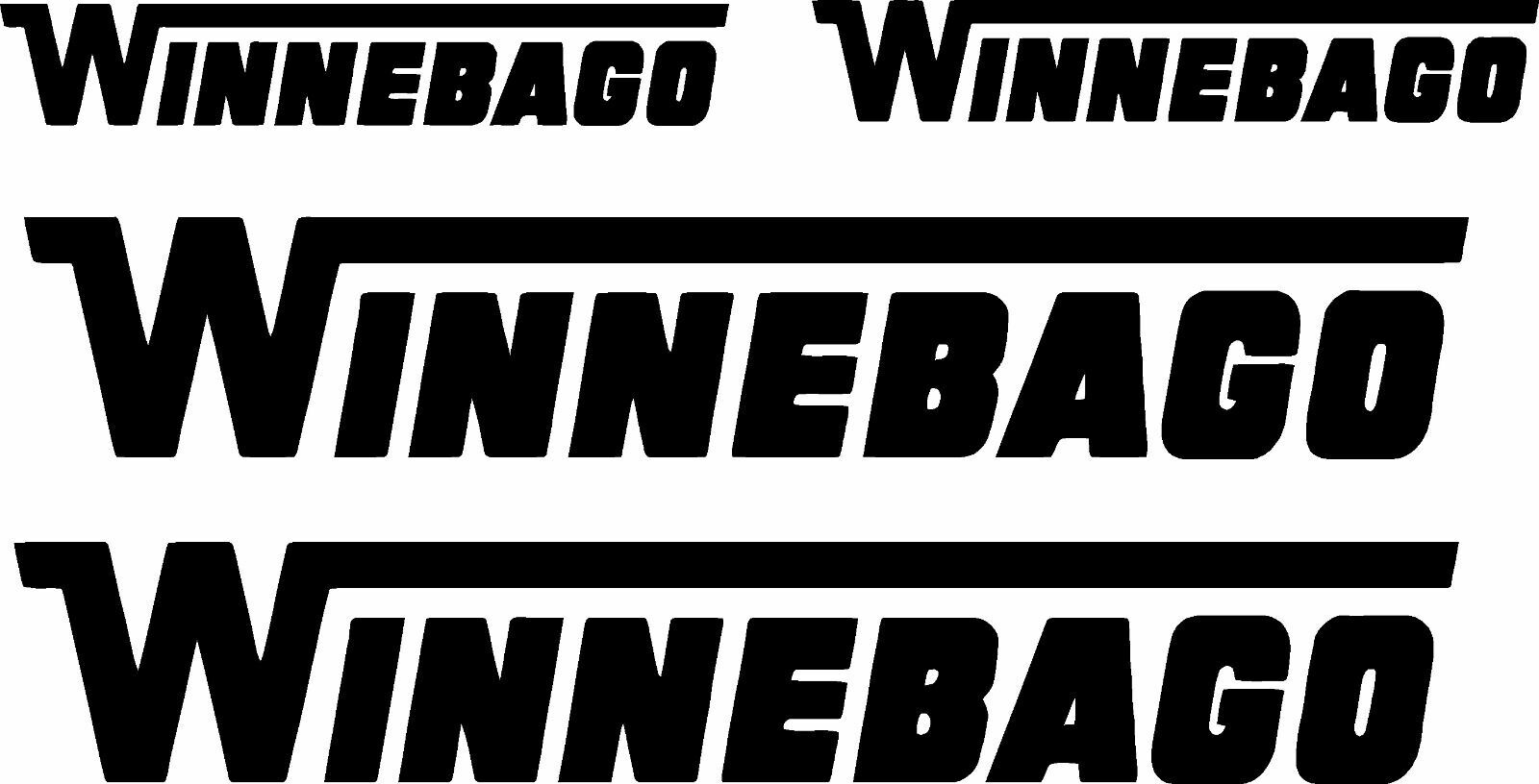 Winnebago Camper Decal Stickers 4 pc Reproduction Set Winnebago decal ...