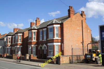 Photo 6x4 Houses on Station Road Beeston/SK5236 There is an OS benchmark c2013