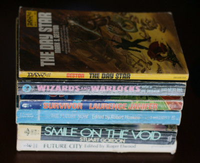 6 Vintage Sci Fi books / Day Star / Future City / Survivor / Science Fiction