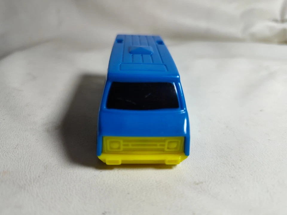 Mattel Hot Wheel Burger King T-Rex Dinosaurio Azul Furgoneta Juguete Plástico Foto 2 de 4