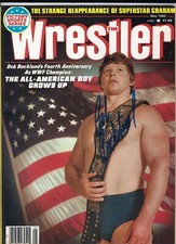 BD86  Bob Backlund  Signed WWF Wrestling Program w/COA * PLEASE READ *