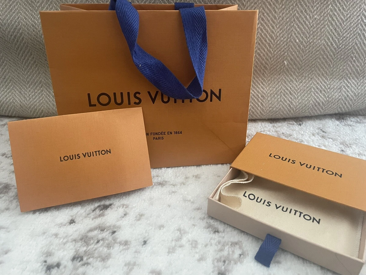 LOUIS VUITTON store bag, box, dust bag and authentication envelope