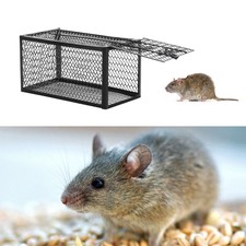 2X Mouse Trap Reusable Humane Live Catcher Rodent Mice Rat Cage PestControl Trap