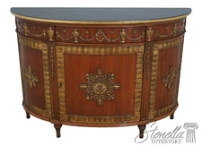 L65314EC: JOHN WIDDICOMB Neoclassical Ebonized Top Commode Cabinet