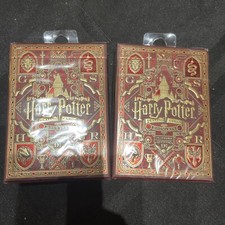 Harry Potter Hogwarts Premium Playing Cards by Theory II  TWO PACKS