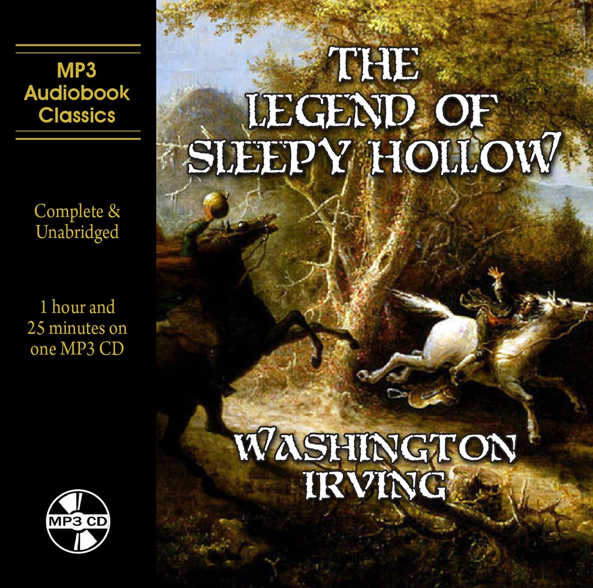 The Legend of Sleepy Hollow - Unabridged MP3CD Audiobook in DVD