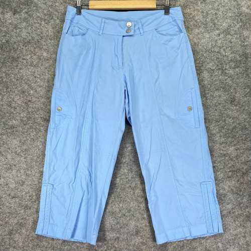 Lulu B Capri Pants 8 Womens Blue | eBay