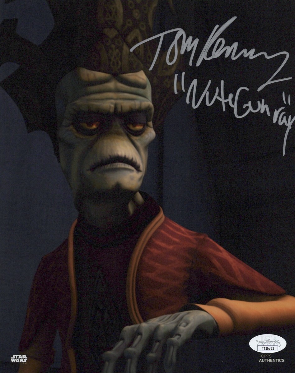 Topps Star Wars スケッチカード ヌート ガンレイ Topps Authentics Star Wars Clone Wars- Tom Kenny signed Nute
