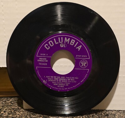 BENNY GOODMAN HAVE YOU MET MRS JONES - SWINGTIME IN THE ROCKIES 45RPM