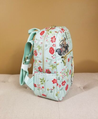 Loungefly Disney Peter Pan Tinkerbell & Lost Boys Floral Mini Backpack NEW - Picture 4 of 12
