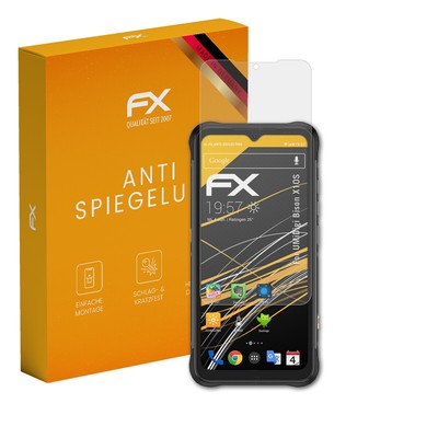 atFoliX 3x Displayfolie für UMiDigi Bison X10S Schutzfolie matt&stoßfest Folie