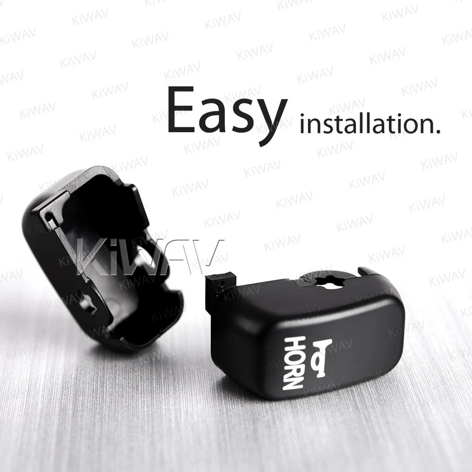 Kit de tapa de interruptor (6 piezas) negro para Harley '96-'10 Heritage Softail Classic Foto 4 de 4