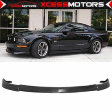 For 05-09 Ford Mustang Bullitt/ GT V8 CV2 Type Front Bumper Lip Lower Spoiler PU