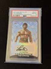 2024 Leaf Metal Continuum Pop Century /25 Lou Ferrigno Auto PSA 10
