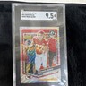 SGC 9.5 2023 Panini Donruss Optic Travis Kelce #94 Wave Prizm /300 Chiefs