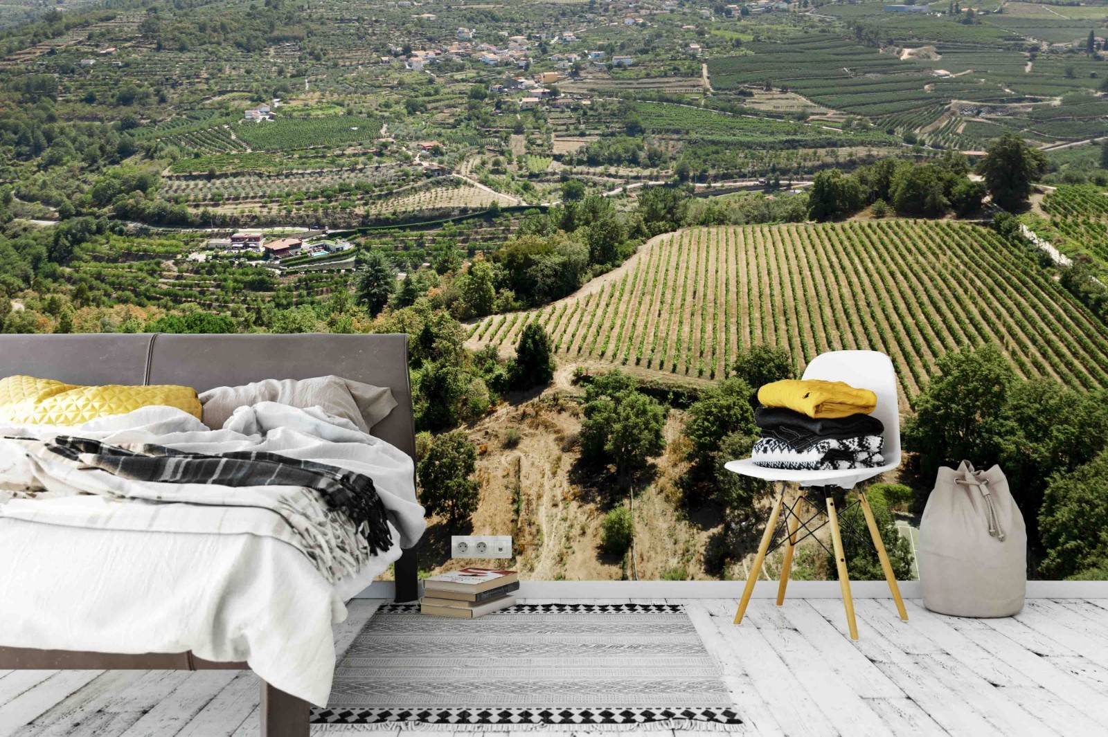 3D Village Farmland Landscape Wall Murals Wallpaper Murals Wall Sticker