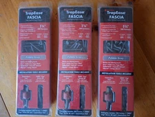 (3) FastenMaster TrapEase Fascia Color Matched Fascia Fastener 1-3/4" grey