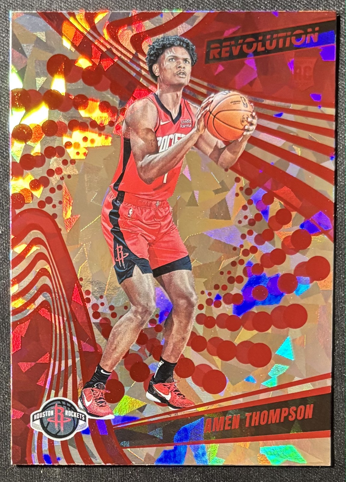 2023-24 Revolution Amen Thompson Chinese New Year RC #101