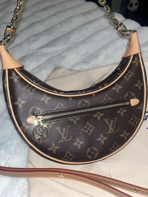 Louis Vuitton Monogram Shoulder Loop bag- Chain Strap, Dust Bag, + box