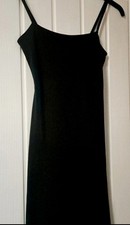 Size 6 Black Trendy Tight Strap Dress Pretty Little Thing Ladies Teen Festival
