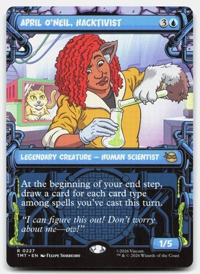 April O'Neil, Hacktivist (277) (Showcase) TMT Magic: The Gathering R NM
