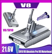 For Dyson V8 Battery SV10 Absolute Cordless Vacuum Cleaner 9500mAh/9000mAh