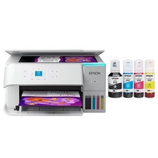 Epson EcoTank ET-2980 Wireless All-in-One Color Supertank Printer, White