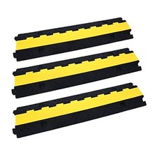 Cable Ramp Cable Protector Ramps Wire Hose Protective 2 2 channel-3 pack