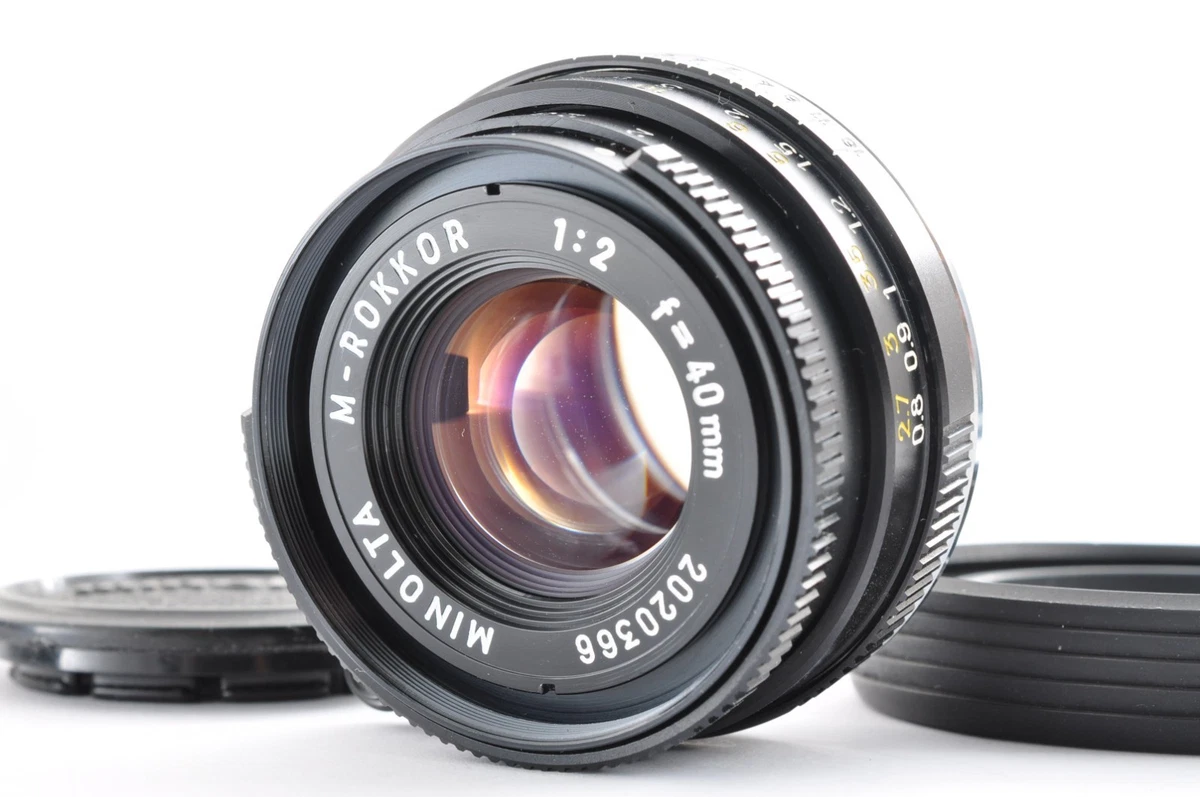 Minolta f/2 Camera Lenses 40mm Focal for sale | eBay