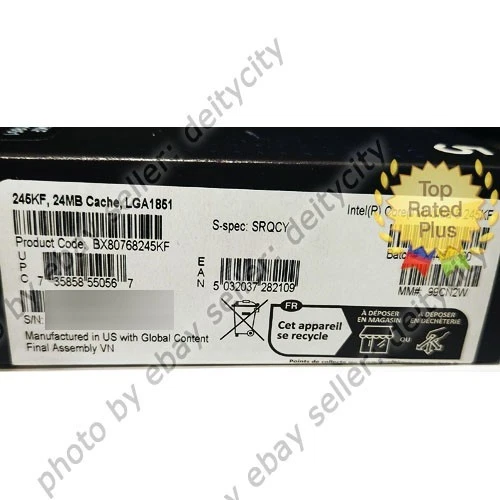 Intel Core Ultra 5 245KF Desktop Processor 14 Cores LGA 1700 5.2 GHz CPU SEALED - Image 2 of 3