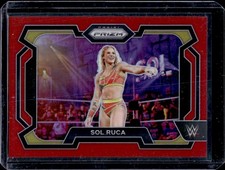 2024 Panini Prizm WWE Sol Ruca Red Prizm #/299