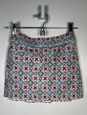 Ralph Lauren RLX Girls Golf Aim Pleated Tiles Skort Multi Youth Size Small 7