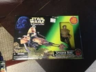 Vintage Kenner 1996 Star Wars Speeder Bike With Luke Skywalker In Endor Gear