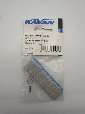 Kavan Stick-On Steel Weight 12pcs 5g #0216 B169