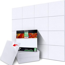 18 Pack White Acoustic Panels 12"X12"X 0.4"Soundproof 12 12 0.4, Square