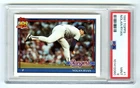 NOLAN RYAN~TEXAS RANGERS~1991 TOPPS PSA-9 MINT GRADED BASEBALL CARD#1  NEW CASE